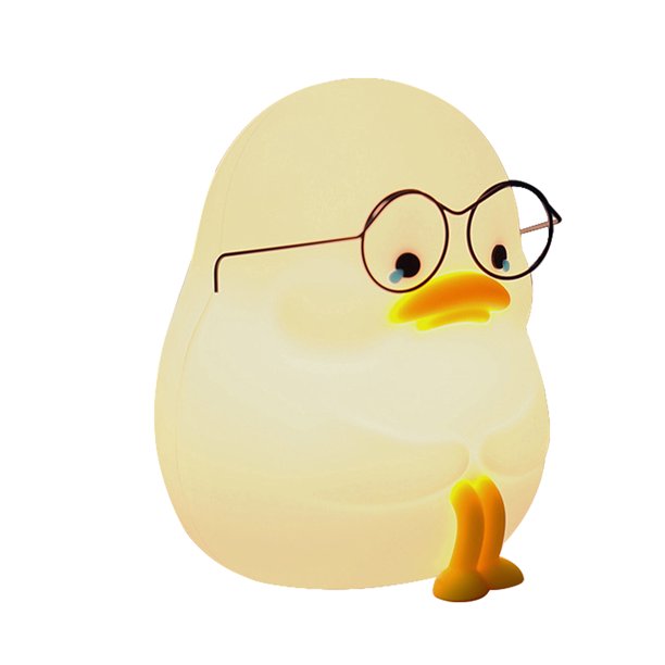Duck Animal Pat Lamps Soft Cute Silicone Bedside Light 800mAh para dormitorio Oficina Tmvgtek Para estrenar