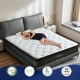 Vantto Full Mattress, 10 Inch Memory Foam Hybrid Mattress, Individual