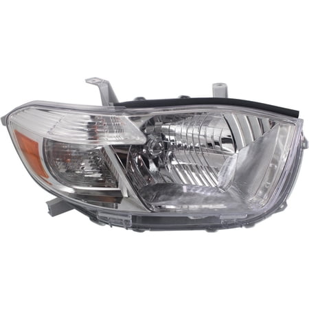 For Toyota Highlander 2010 Headlight Assembly Passenger Side | CAPA Certified | Composite Type | For Limited/Base/SE Models | Replacement For TO2503201 | 615343512662, 811100E090