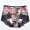 Black, variant on Women's Mesh Breathable Print Briefs Comfortable Panties Soft Daily Underwear Ladies Comfort Wear