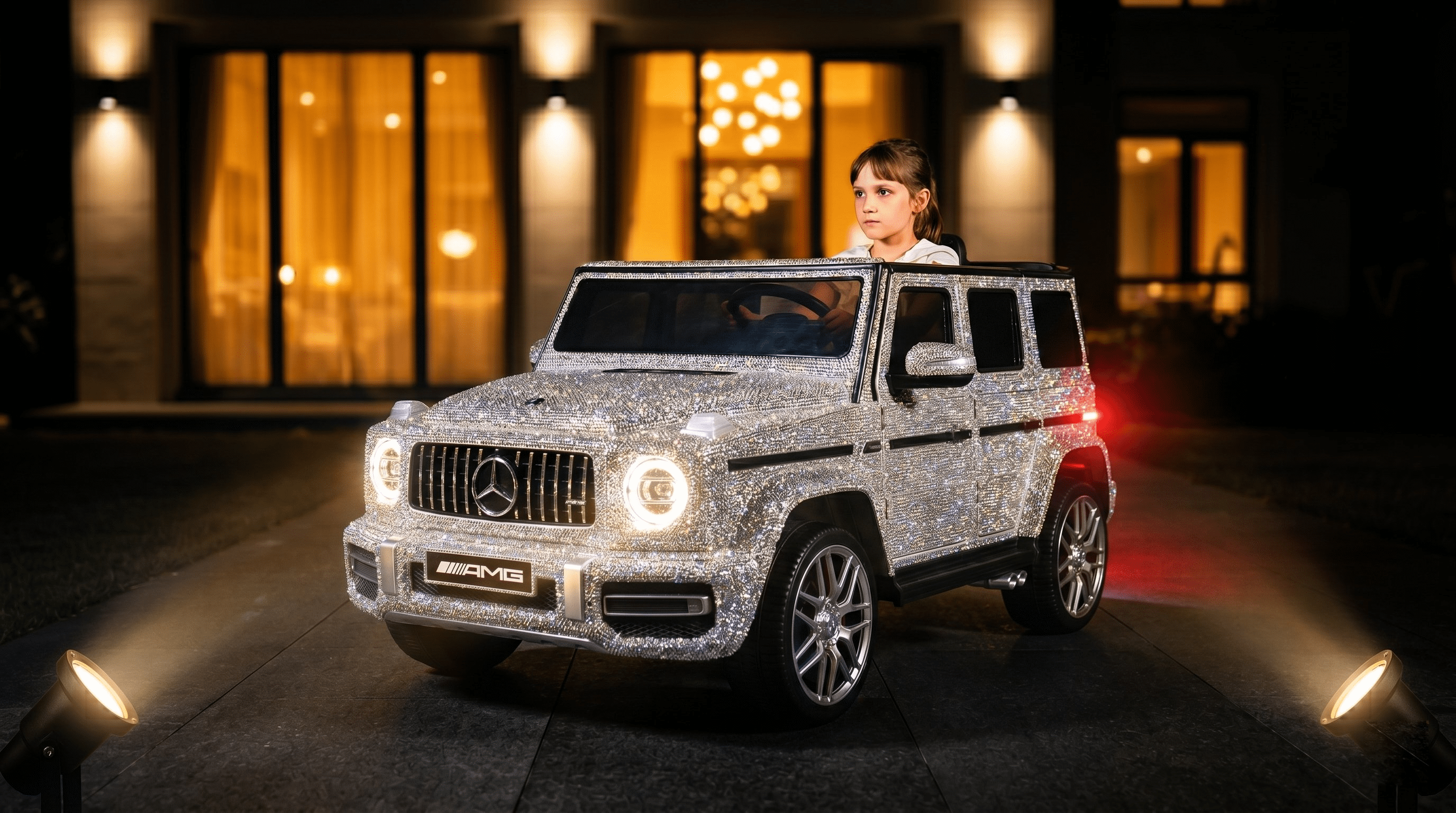 Swarovski® Crystal Mercedes-Benz G63 AMG 12V Best Ride on Cars