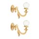 thumbnail image 4 of 1 par de s de , soporte decorativo para cortina de pared para ropa, sombrero, toalla Oro Zulema Cortina Holdbacks Black, 4 of 5