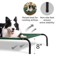 thumbnail image 2 of Cama para perros, grande, elevada, con refrigeración exterior, verde, 2 of 7