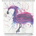 thumbnail image 1 of Shower Curtains 70" x 73" from DiaNoche Designs by Shay Livenspargar - Jazzy Flamingo, 1 of 1