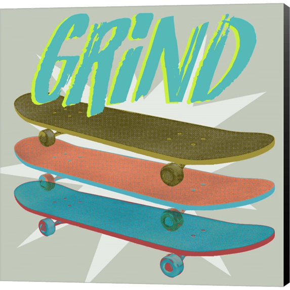 SK8R I by Jarman Fagalde, Canvas Wall Art, 12W x 12H