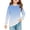 #A01-Sky Blue, variant on Abcomgle Girls Long Sleeve Shirts 10-12 Crewneck Fall T Shirts for Girls Trendy Basic Girls Tops Trendy Gradient Blouses for Girls with Pocket