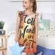 thumbnail image 4 of Fotbe Not All Who Wander Are Lost Vestido de Dormir para Niñas de 3 a 10 Años, Mangas Cortas, Estilo Princesa, Pijama Camisón con Mangas Voladas-Medium, 4 of 6