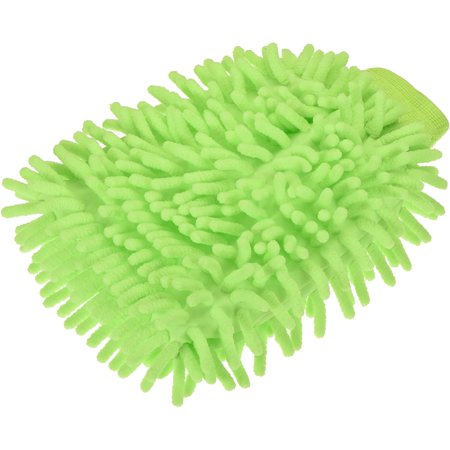 Microfiber Chenille Wash Mitt - Double Side Reusable Gloves for Cleaning, Scratch-Free, Apply to Car Cleaning, Kitchen