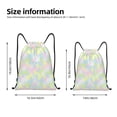 thumbnail image 2 of Balery Color Rabbit Pattern Drawstring Backpack Bag Sport Gym Sackpack Cinch Bags Pattern Drawstring Backpack Bag Sport Gym Sackpack Cinch Bags -Small, 2 of 6