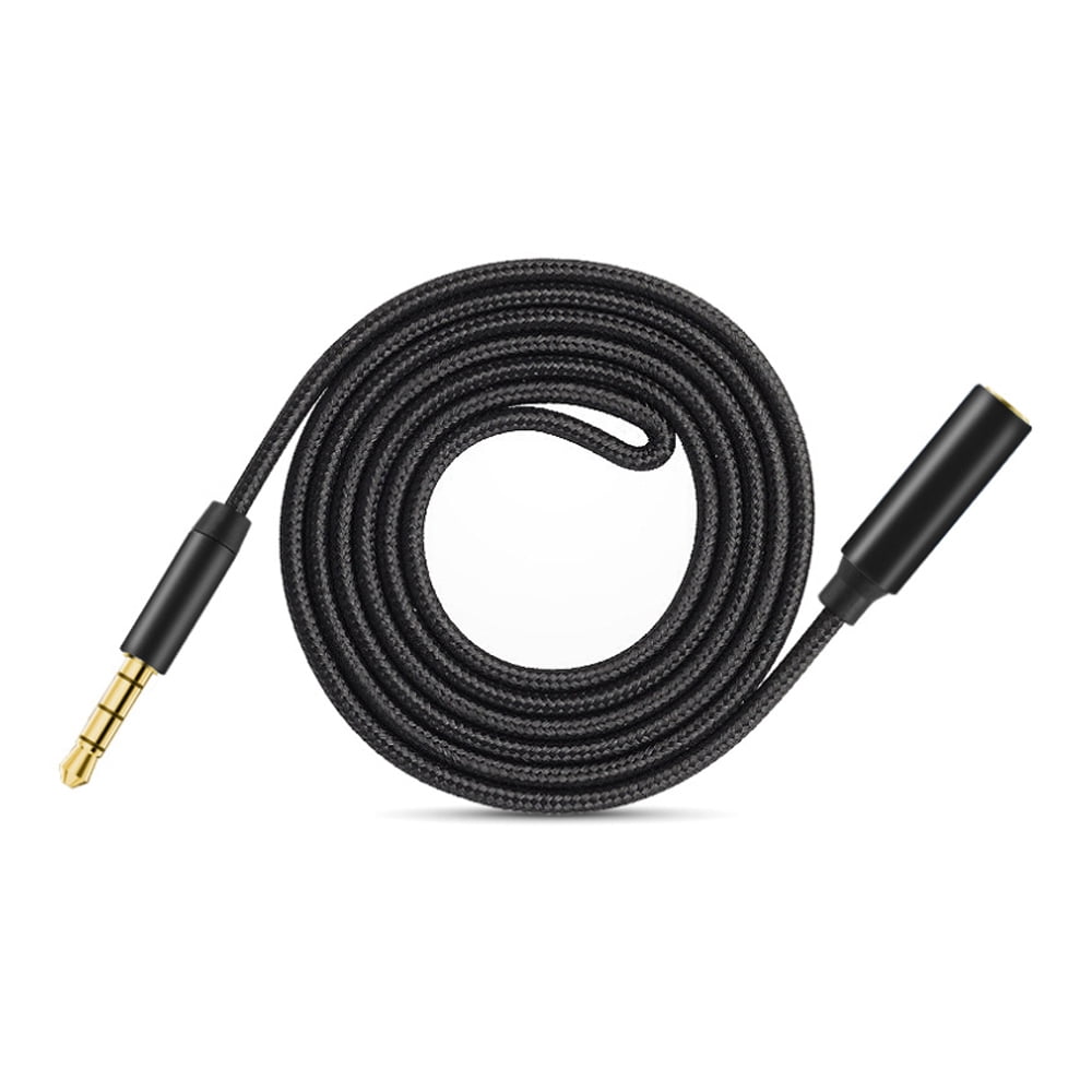 1m 4 Poles Audio Extension Cable 3.5mm AUX Jack Male to Female