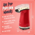 thumbnail image 4 of Nostalgia Hot Air Popcorn Maker, 16-Cup Countertop Popcorn Machine with Measuring Cup, Red, 4 of 8