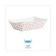 thumbnail image 2 of Paper Food Baskets, 3 Lb Capacity, Red/white, 500/carton | Bundle of 2 Cartons, 2 of 5