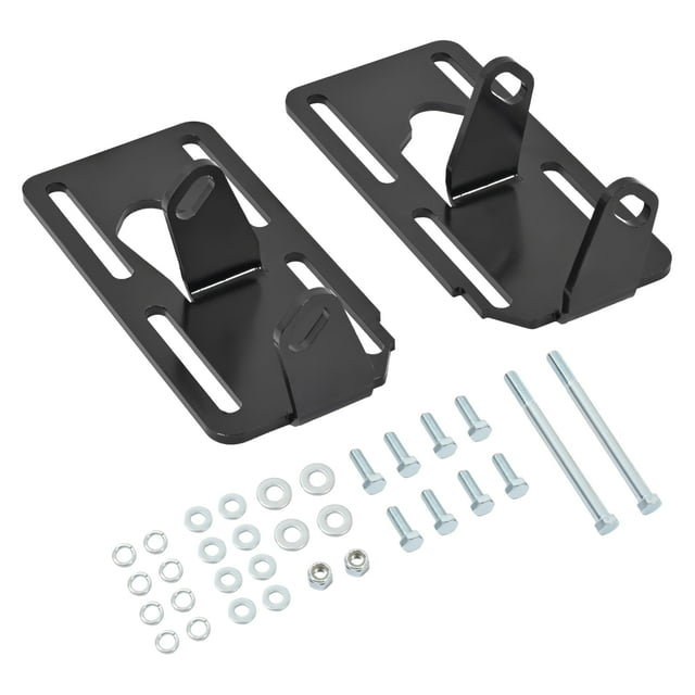 ECOTRIC LS Conversion Engine Mounts Compatible with 1973-1996 Square Body Chevy GMC Truck Adjustable Swap Motor Conversion Bracket for C10 C/K 1500