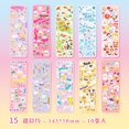 thumbnail image 1 of 10 Hojas Brillantes Lindos Animales Gato Oso Pegatina Decorativa Para Scrapbooking DIY Teléfono Materiales Paisaje, 1 of 4