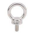 thumbnail image 2 of 10-Pack M6 304 Stainless Steel Lifting Eye Bolts, Silver White Fasteners with 12mm Thread Length - Corrosion-Resistant, Smooth Surface, Integrally Formed for Secure and Durable Fixing Applications, 2 of 6