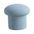 thumbnail image 1 of GROWTH TANK Comfortable Ottoman Seating Chair Stepstool Mushroom Sofa Tea Stool for Dressing Blue, 1 of 9