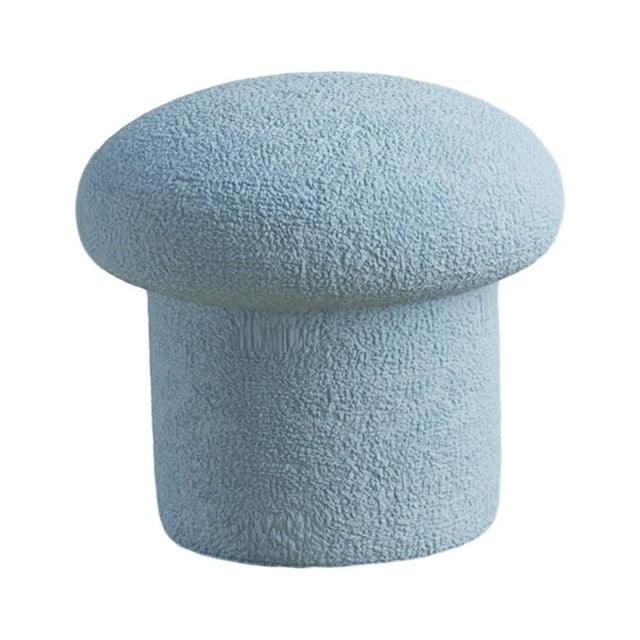 Reposapiés Taburete Forma de Hongo Estable Cambio de Zapatos Taburete Reposapiés Otomanos para Azul