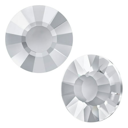 Ss10 Crystal - Swarovski Crystal, Low Profile Round Flatback Rhinestone Hotfix SS10 3mm, 36 Pieces, Crystal F