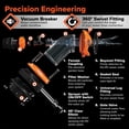 thumbnail image 4 of Camco 39085 Rhino Blaster Sewer Tank Rinser with Gate Valve, 4 of 8