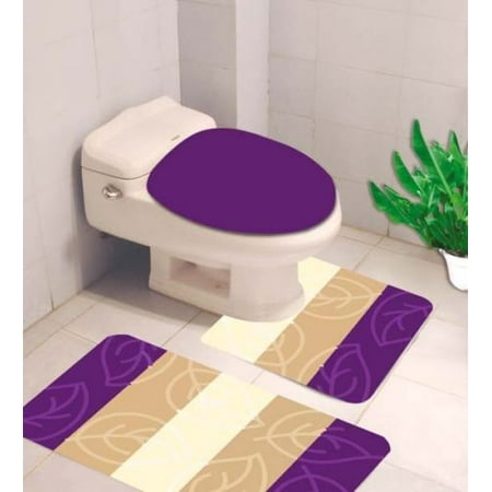 Bathroom Mats Set 3 Piece Memory Foam Extra Soft Shower Bath