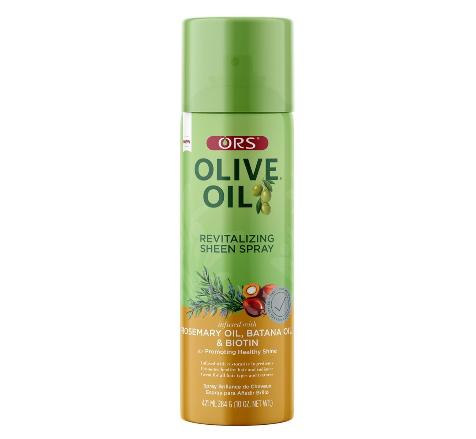ORS Olive Oil Nourishing Sheen Spray, Moisturizing Hair Enhancer