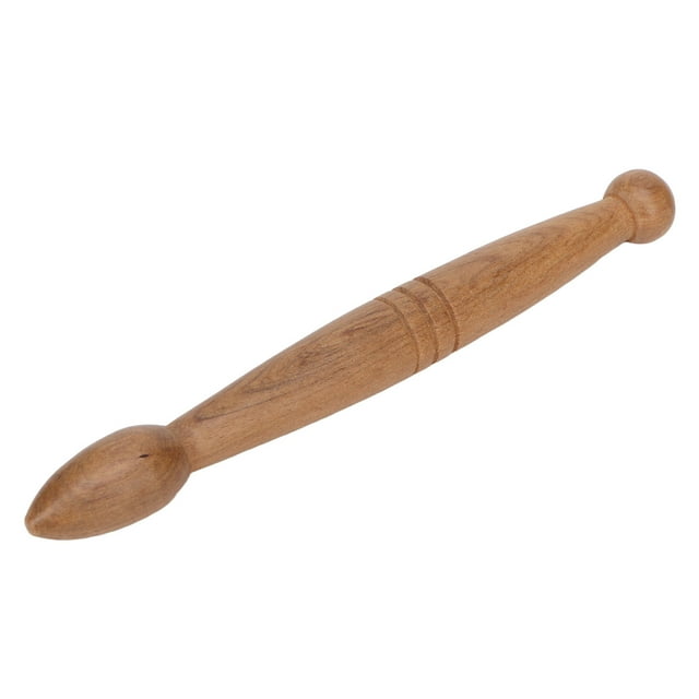 Masajeador de pies y manos de madera ergonómico portátil de 2 extremos, herramienta para el hogar, viajes y oficina.
