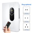thumbnail image 2 of CHUANK 2-in-1 Dehumidifier and Air Purifier with Drain Hose Remote Control LCD Touchscreen Humidity Setting 77oz Smart Dehumidifier with Auto ON/Off 24H Timing for 300 sq.ft Basement Bedr, 2 of 9