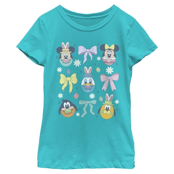 Girls Mickey & Friends Easter Eggs and Best Buds T Shirt