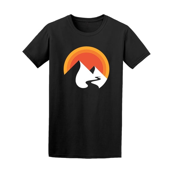 Retro Vintage Mountains Icon T-Shirt - Image by Shutterstock, Male Small