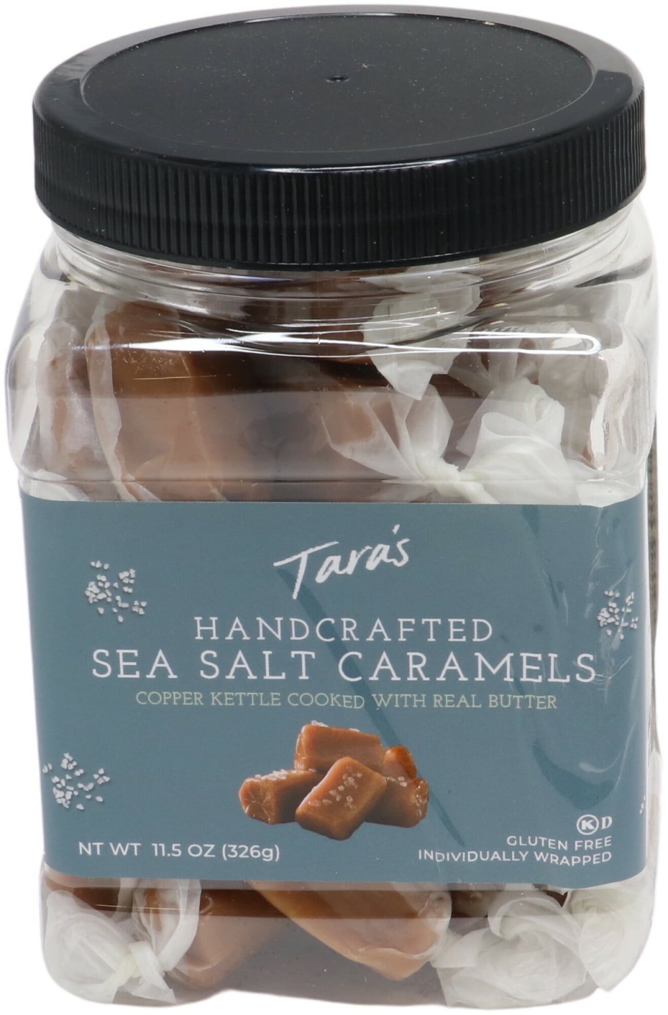Tara's Handcrafted Sea Salt Caramels Caramel BIUB020921 - Walmart.com