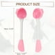 thumbnail image 4 of Cepillo de limpieza facial de silicona Unique Bargains, limpiador de cara multifuncional de mano para el cuidado de la piel 6.30"x1.57" rosa y blanco, 4 of 7