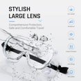 thumbnail image 4 of Safety Goggles Glasses Clear Anti-Scratch Anti-Fog Design ;Lab Chemistry Medical Work Science, 4 of 7