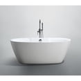 thumbnail image 4 of Bellaterra Home Pisa 63 inch Freestanding Bathtub in Glossy White, 4 of 5