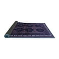 thumbnail image 2 of Ahgly Company Indoor Square Persian Blue Traditional Area Rugs, 7' Square, 2 of 4