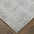 thumbnail image 3 of Feizy Eastfield Modern Abstract, Gray, 2' x 3' Accent Rug Sheen Handmade Casual Distressed Floor Rug for Living room Bedroom, 3 of 8