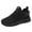 Black, variant on Fukaraa Wide Toe Box Athletic Shoes Women Extra Wide Width Air Cushion Arch Support