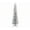 6FT, variant on Unlit Full White Snow Flocked Slim Artificial Pine Christmas Tree, Narrow Hinged Frosted Evergreen Tree with Metal Stand for Compact Corner Indoor Winter Decor,6FT