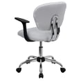 thumbnail image 3 of Scranton & Co Mid-Back Mesh Task Office Chair with Arms in White, 3 of 6