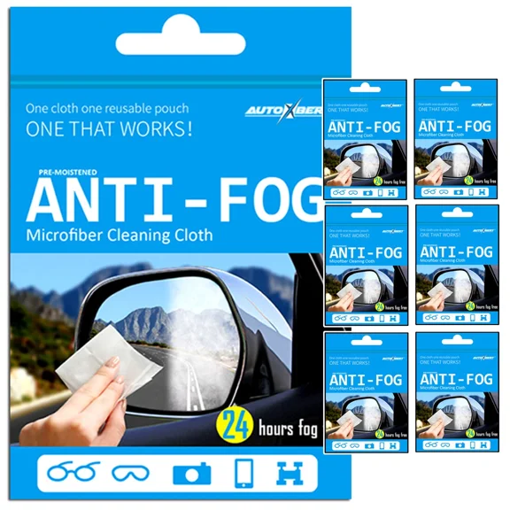 6X Anti Fog Wipes For Glasses Mask Cloth Lens Eyeglass Cleaner Spray Camera