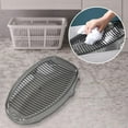 thumbnail image 6 of Portable Washboard Hand Washing Board Hanging Hole Slip Transparent Cleaning Tools Integrated High Toughness Laundry Tool for Grey, 6 of 8