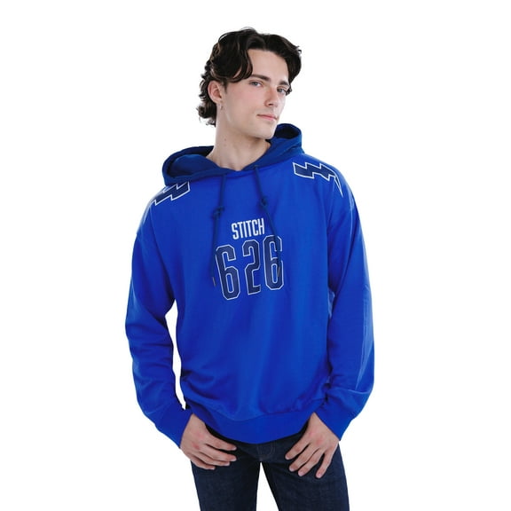 Disney Lilo & Stitch French Terry Drop Shoulder Pullover Hoodie Adult