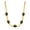 A, variant on Oval Faux Emerald Necklace Formal Occasion Jewelry Faux Emerald Decor Polished Snake Bone Chain Necklace Women Jewelry Set Hanging Earrings Bracelet Steel Formal 1 Set