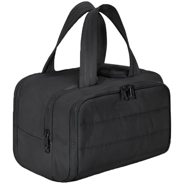 Bolsa de cosméticos de viaje resistente a la humedad Bolsa de cosméticos de viaje resistente a la humedad, gran capacidad, amplia apertura, 0,6 lb, ligera, para mujeres que viajan, artículos de aseo