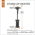 thumbnail image 3 of Classic Accessories Sodo Stand-Up Patio Heater Cover - Tough and Weather Resistant Patio Cover (55-358-011901-EC), 3 of 13