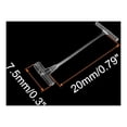 thumbnail image 2 of Uxcell Tagging Fasteners,Label Gun Price Tagging Barbs for Garment Price Tag 20mm/0.79",Pack of 1000 Transparent, 2 of 5
