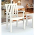 thumbnail image 2 of Compamia Sunshine Transitional Resin Patio Dining Arm Chair in White, 2 of 8