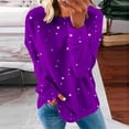 thumbnail image 2 of WXLWZYWL Trendy Sweatshirts For Women 2023 Women'S Casual Round Neck Long-Sleeved Printed Top Hoodie No Hoodie, 2 of 5