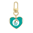 thumbnail image 1 of Children Mind Pure Innocent Gold Heart Keychain Metal Keyring Holder, 1 of 3
