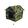 thumbnail image 2 of kurtrusly Foldable Pet House For Outdoor Activity Safe And Non-toxic Convenient And Portable Easy To Clean Camouflage green L 1Set, 2 of 6