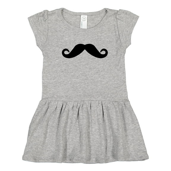 Inktastic Mustache Girls Toddler Dress